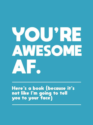 z You're Awesome AF Book