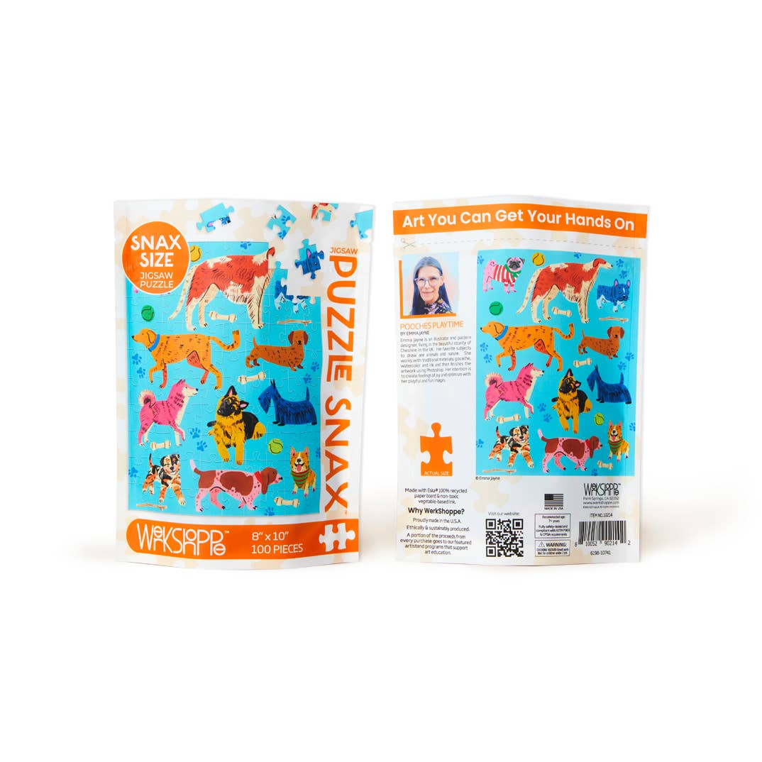 Pooches Playtime 100 Piece Puzzle Snax