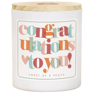 Congratulations To You Candle