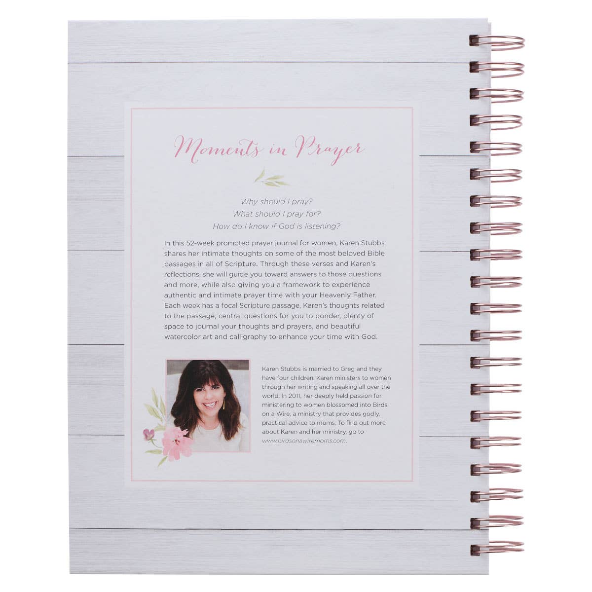 Prompted Hardcover Wirebound Prayer Journal