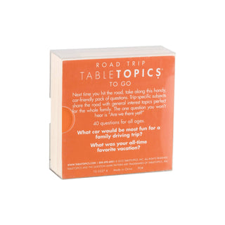 TABLETOPICS Road Trip Conversation Starters