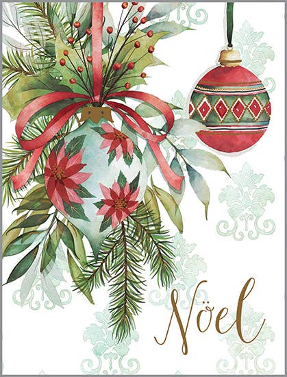 Christmas Greeting Card - Victorian Ornaments