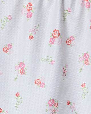 Geometry Rosy Cheeks Tea Towel – Pink Rose Bouquet Kitchen Towel