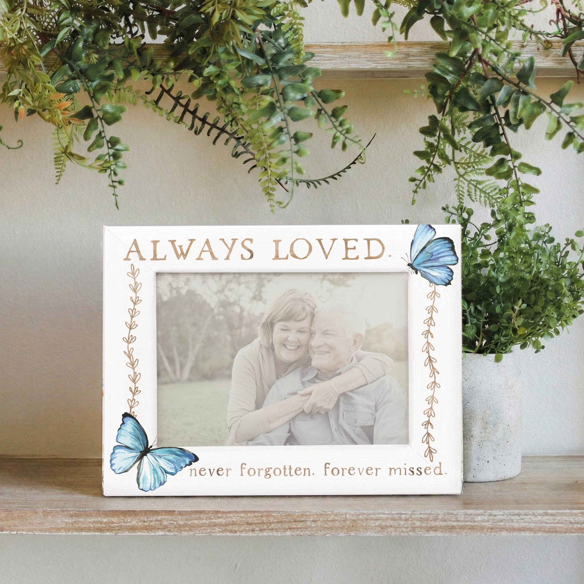 "Always Loved" Butterfly Memorial Frame by Sincere Surroundings