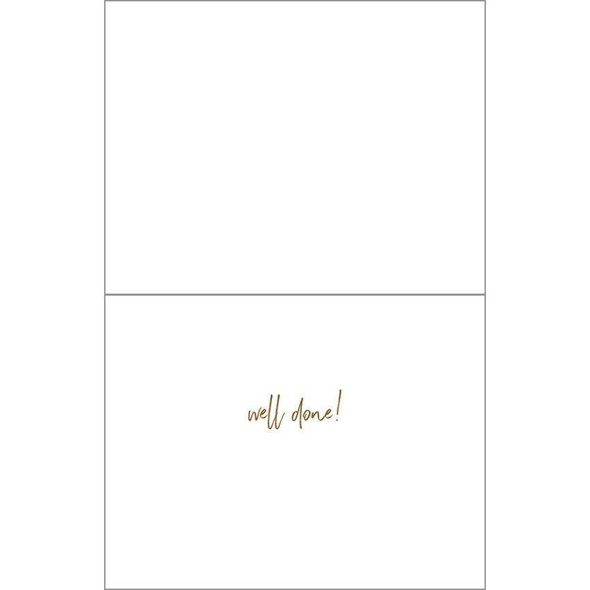 Congratulations Greeting Card - Blue Marble