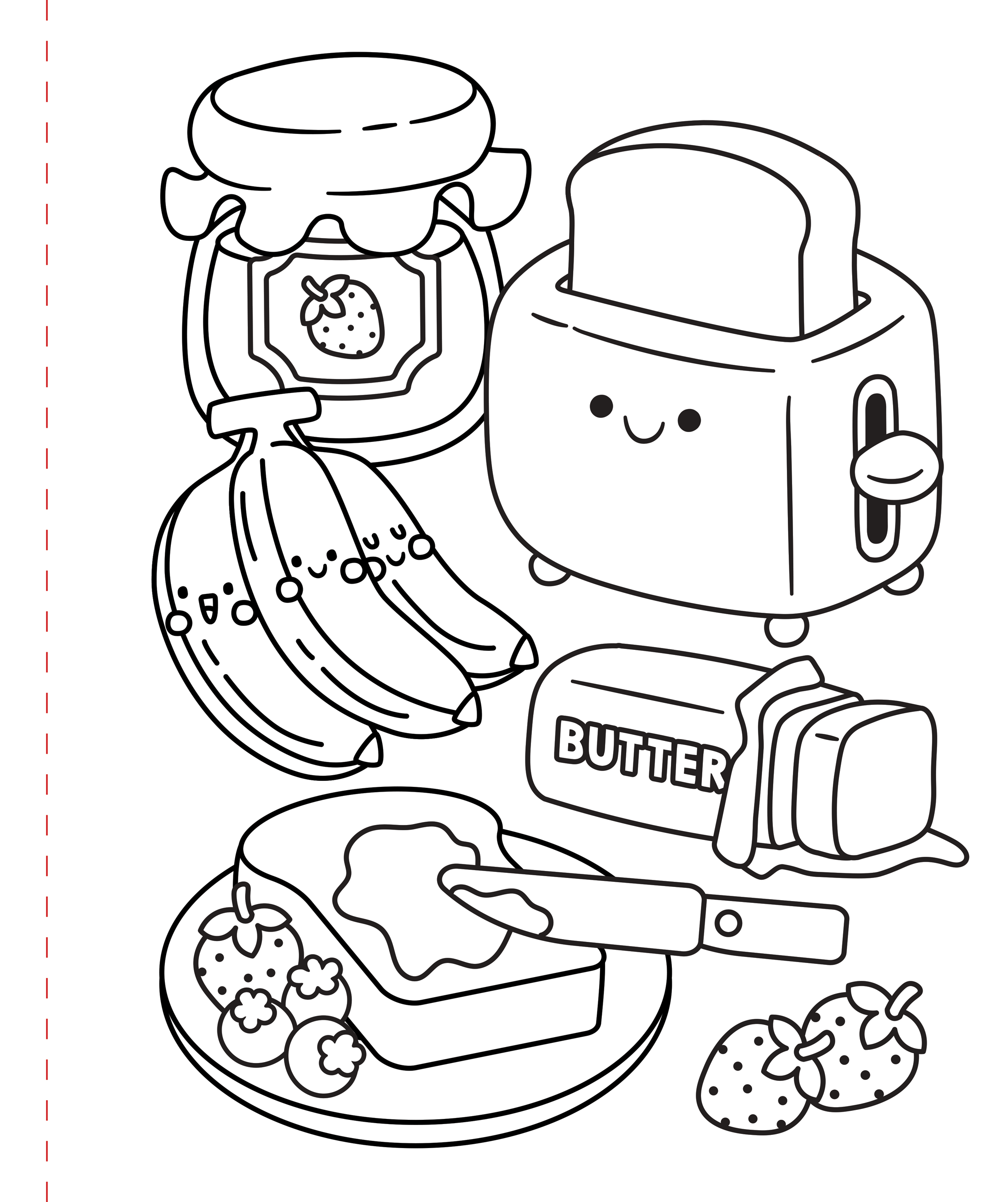Large Print Coloring Book - Cozy & Comfy