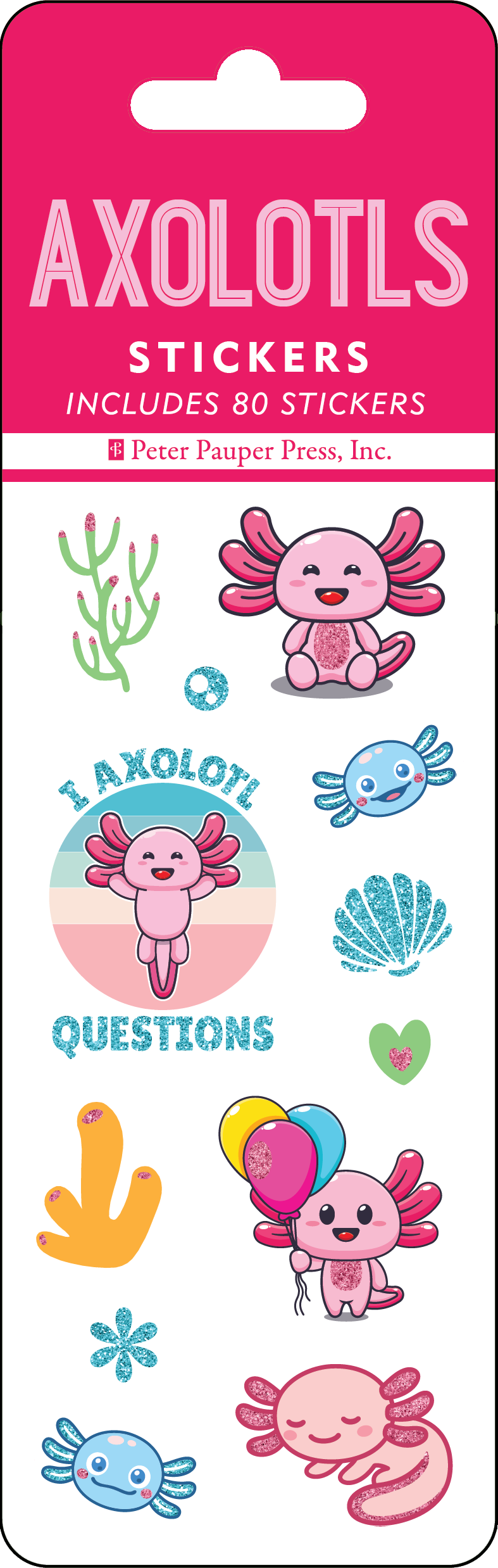 Axolotls Sticker Set
