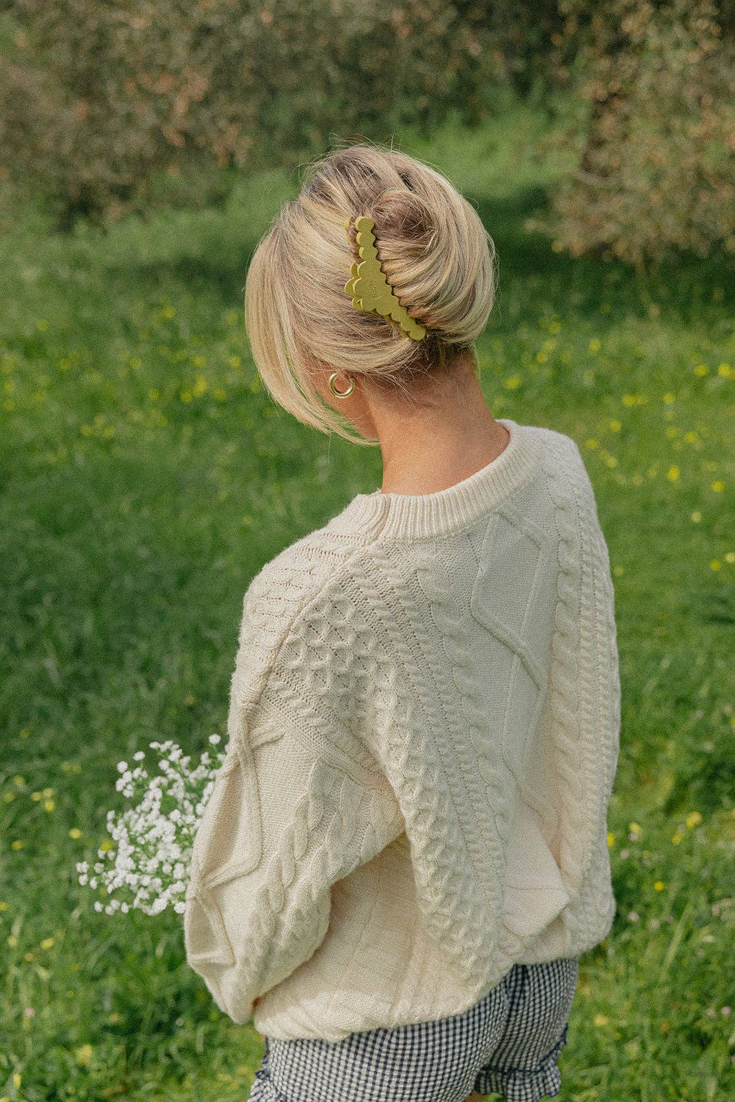 KAXI Scalloped Midi Hold Everything Claw Clip