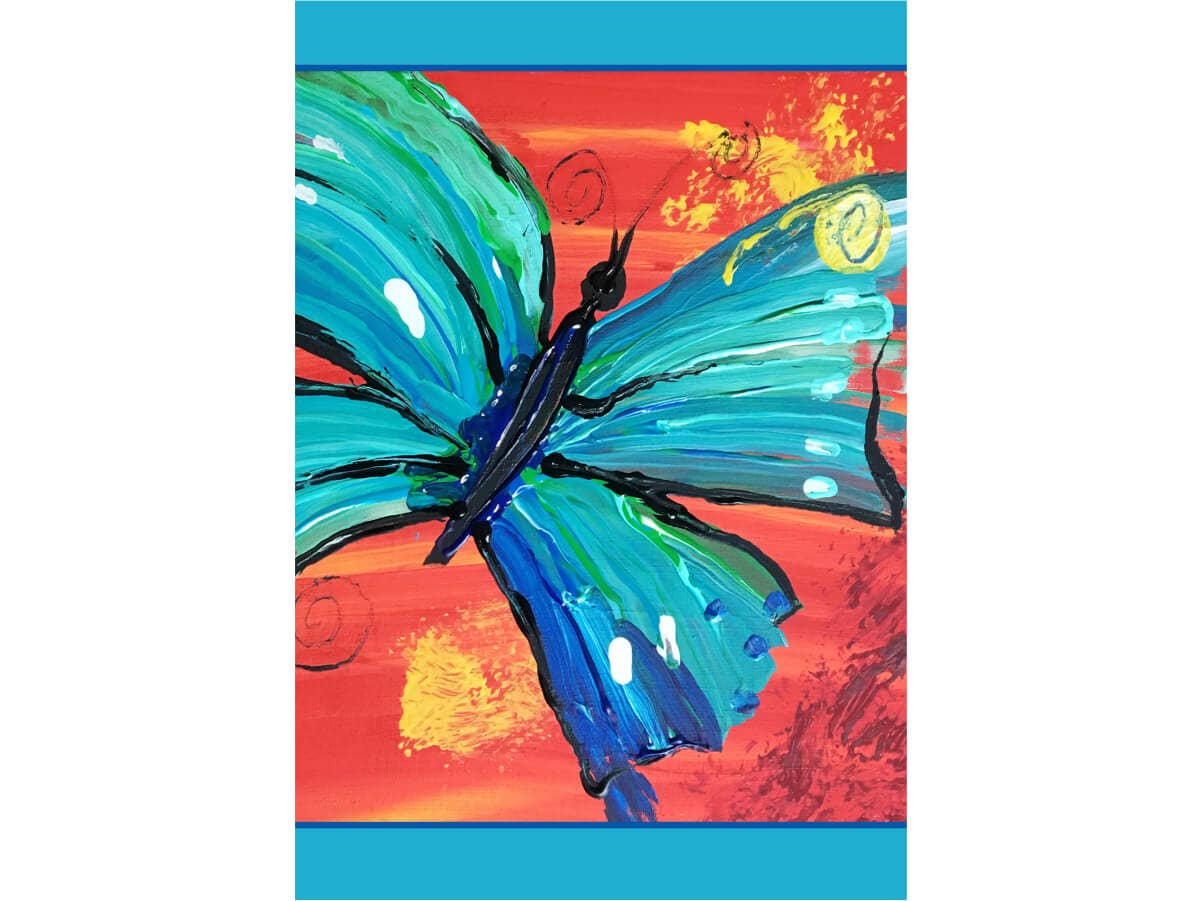 Yellow Butterfly Mini Jigsaw Puzzle