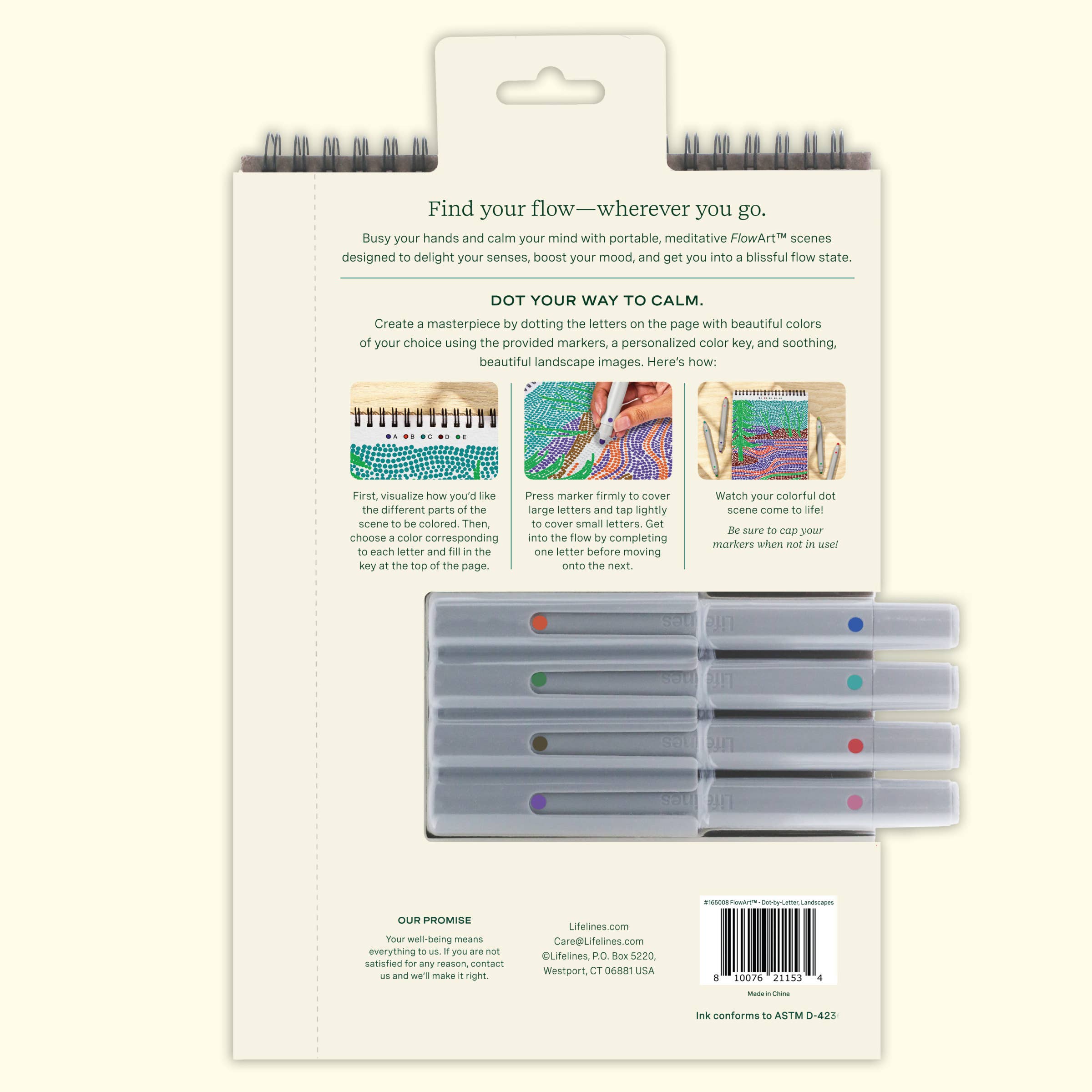 FlowArt Dot By Letter - Landscapes