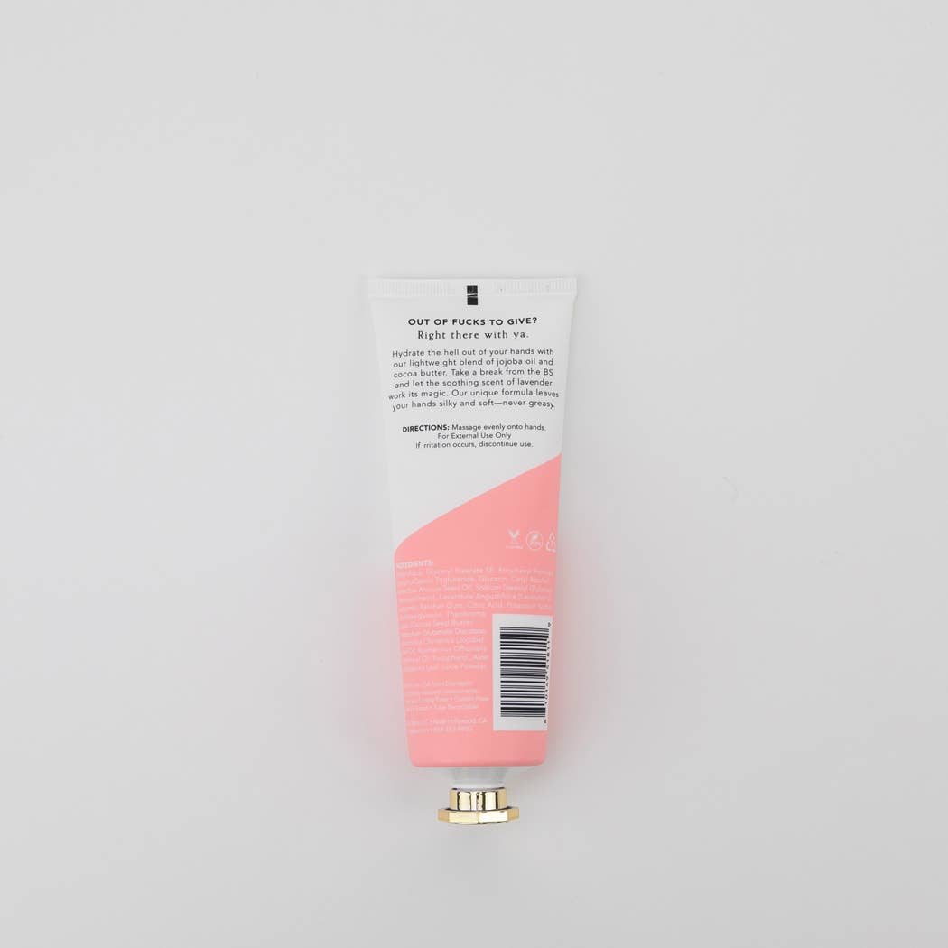 Remaining F*cks Lavender Hand Cream | Hydrating Vegan Hand Lotion (Chez Gagné)