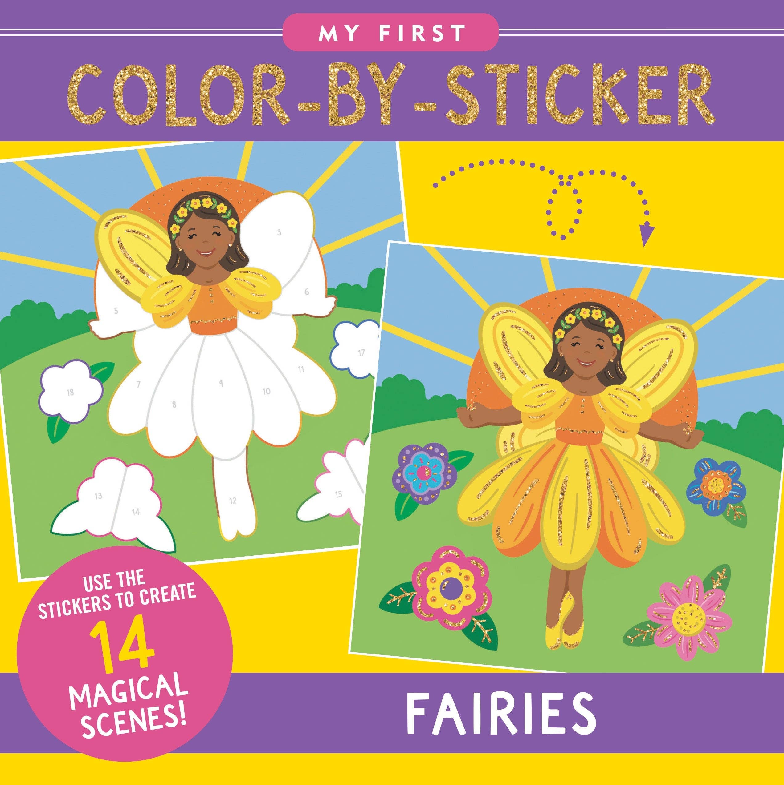 My First Color-by-Sticker Book - Fairies