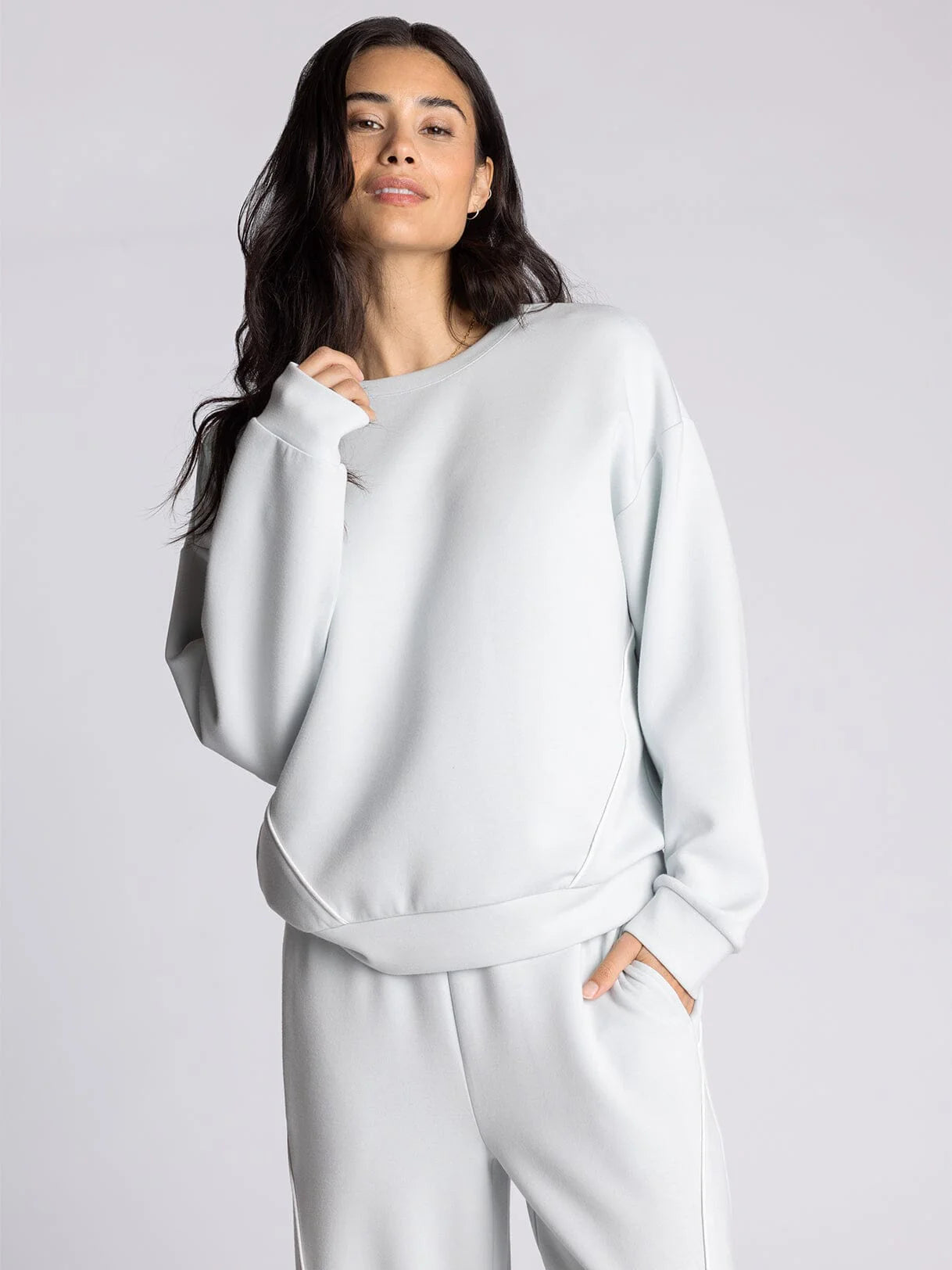 Britney Contrast Piping Detail Top