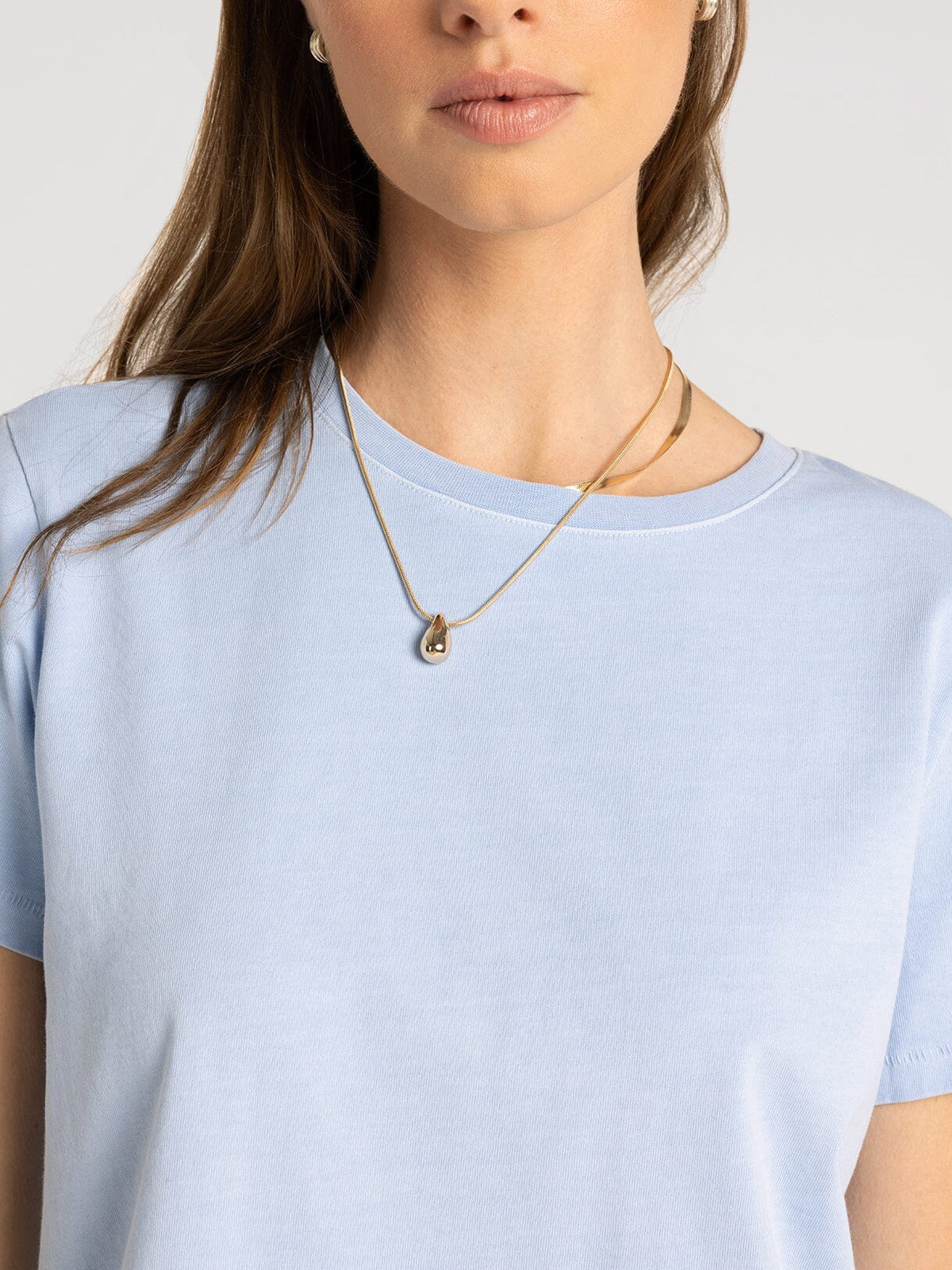 Asher Tee | Relaxed Crew Neck Cotton Tee