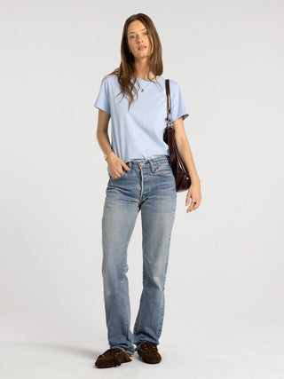 Asher Tee | Relaxed Crew Neck Cotton Tee
