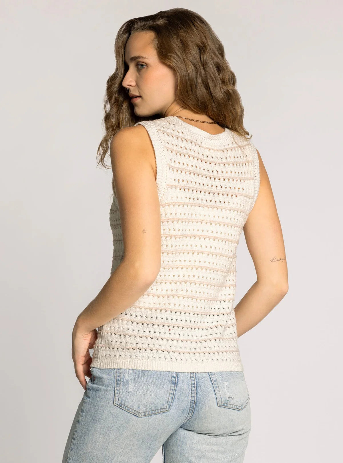 Audre Sleeveless Striped Top