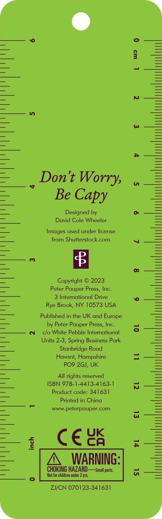 Capybara Beaded Bookmark