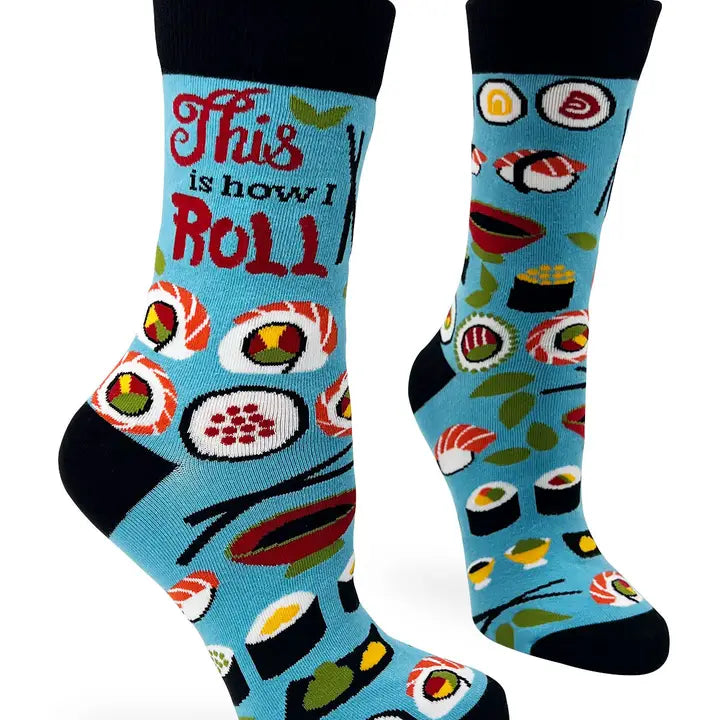 This is How I Roll Ladies Crew Socks