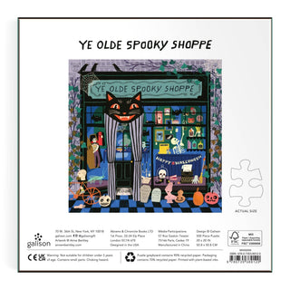 Ye Olde Spooky Shoppe 500 Piece Halloween Puzzle