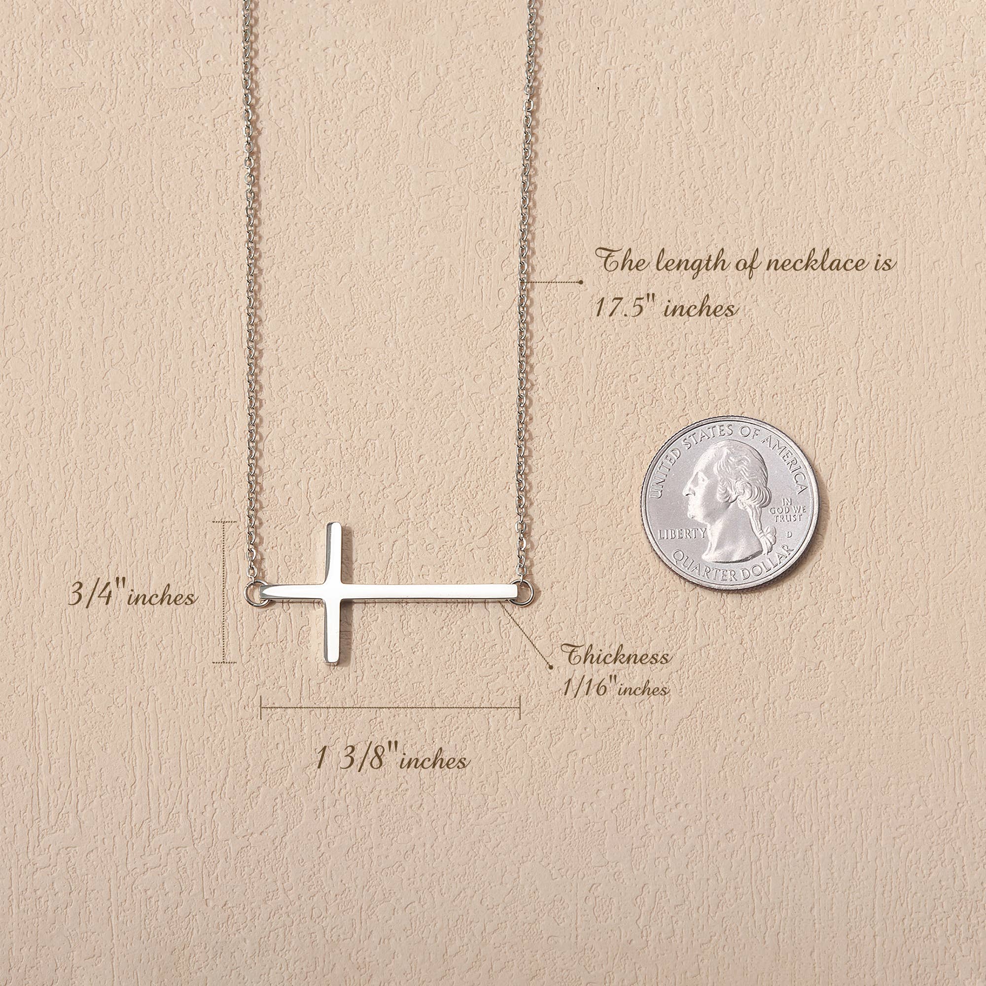 Motivational Jewelry God Daughter -   Cross Necklace