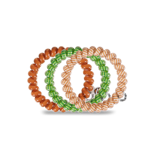 Spiral Hair Coils | Large | Football Hair Ties