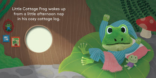 Little Cottage Frog Finger Puppet Board Book