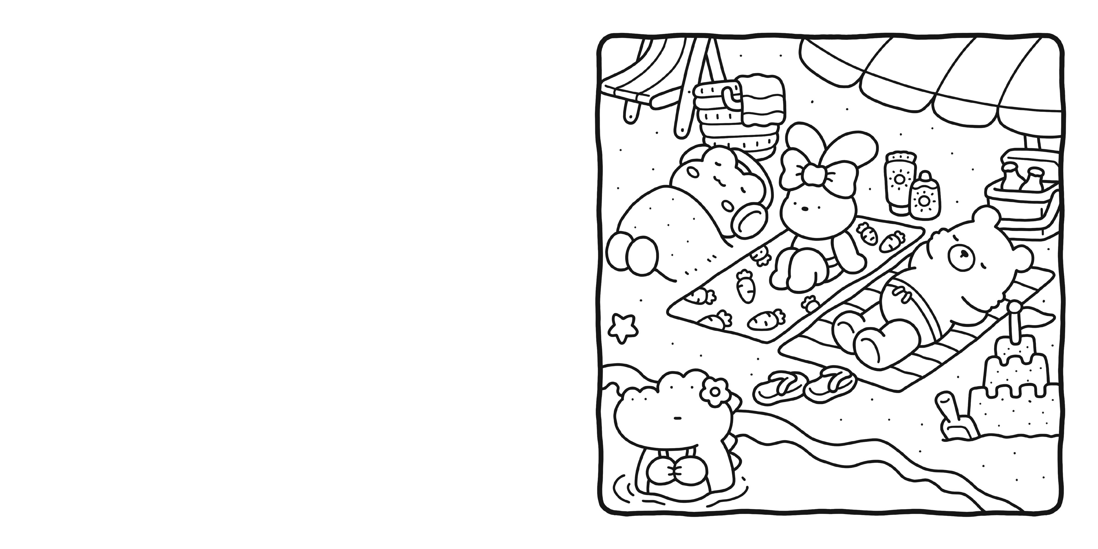 Cozy Friends Coloring Book by Coco Wyo