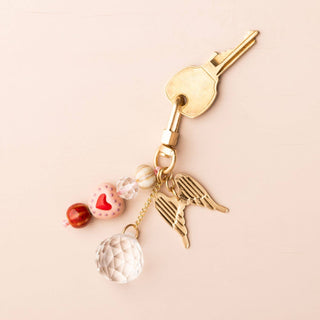Angel Wings Protection Bookmark & Keychain Set