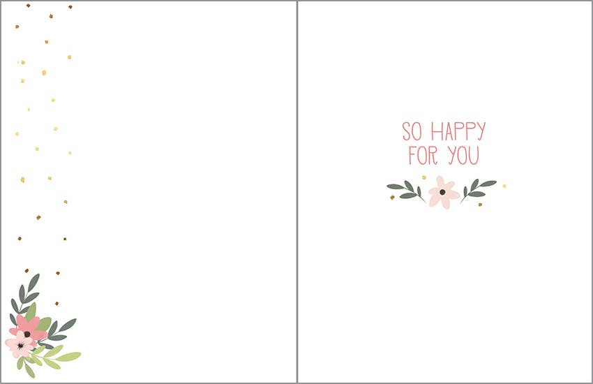 Wedding Greeting Card - Wedding Dress