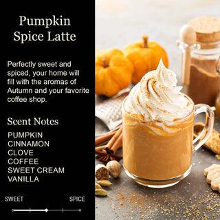 Pumpkin Spice Latte Candle, Fall Soy Wax Candle