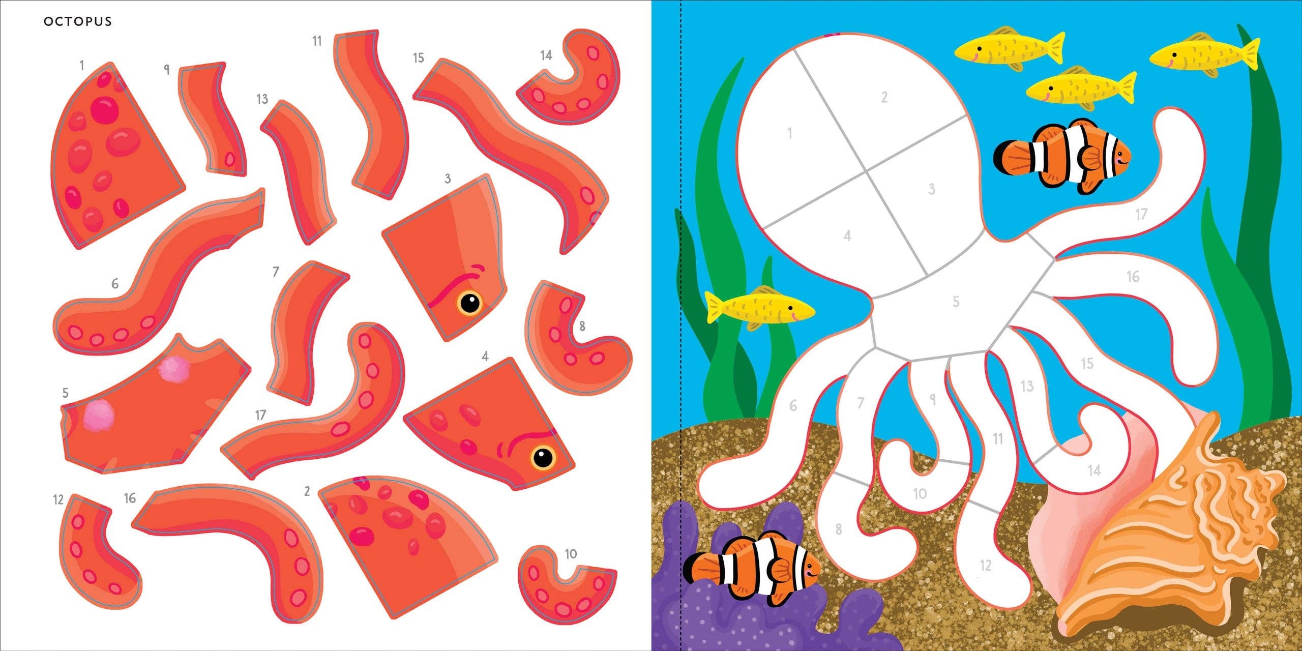 My First Color-By-Sticker Book -Under the Sea