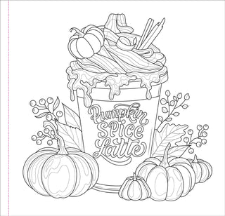 Autumn Dreams Adult Coloring Book