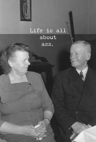 Life Is All About Greeting Card - Just For Fun