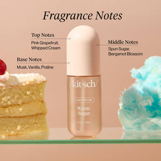 KITSCH Warm Sugar Hair Perfume | Odor-Eliminating Hair Fragrance