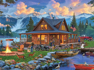 Cabin Retreat 500-Piece Jigsaw Puzzle