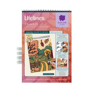 Lifelines FlowArt Scented Color-to-Reveal Pad - Fall is in the Air