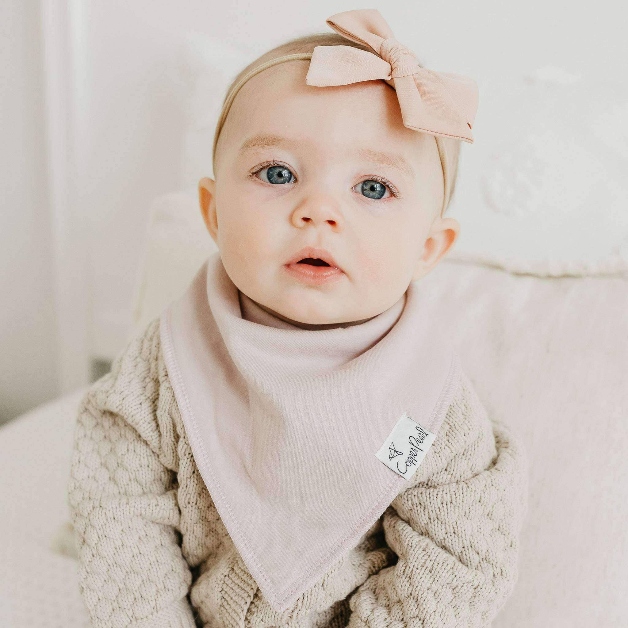 Copper Pearl Ferra 4-Pack Baby Bandana Bibs