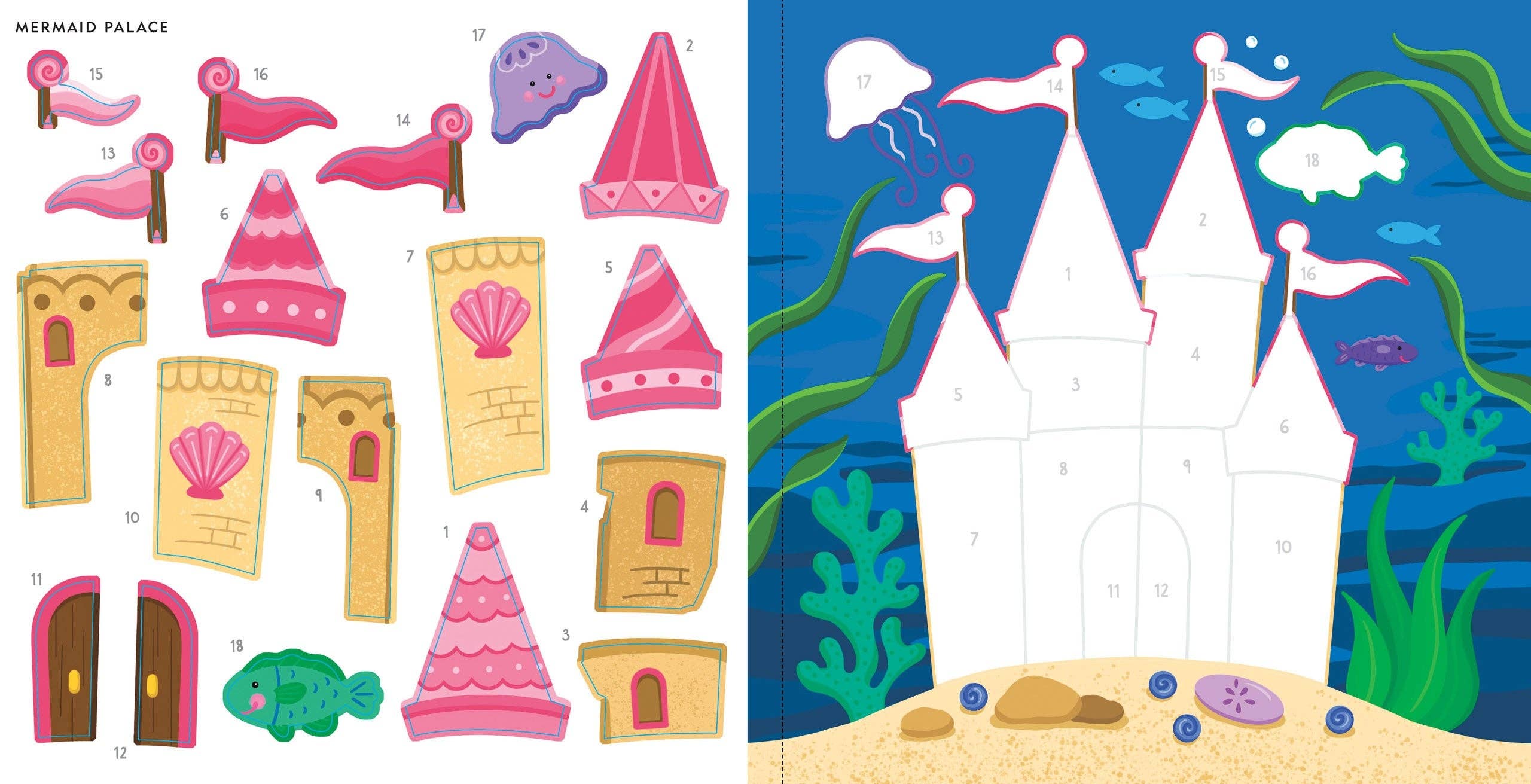 My First Color-by-Sticker Book - Mermaids & More