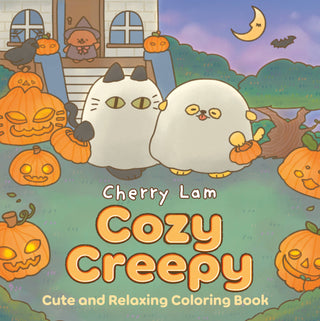 Cozy Creepy Halloween Coloring Book