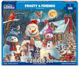 Frosty & Friends 300-Piece Extra-Large Jigsaw Puzzle