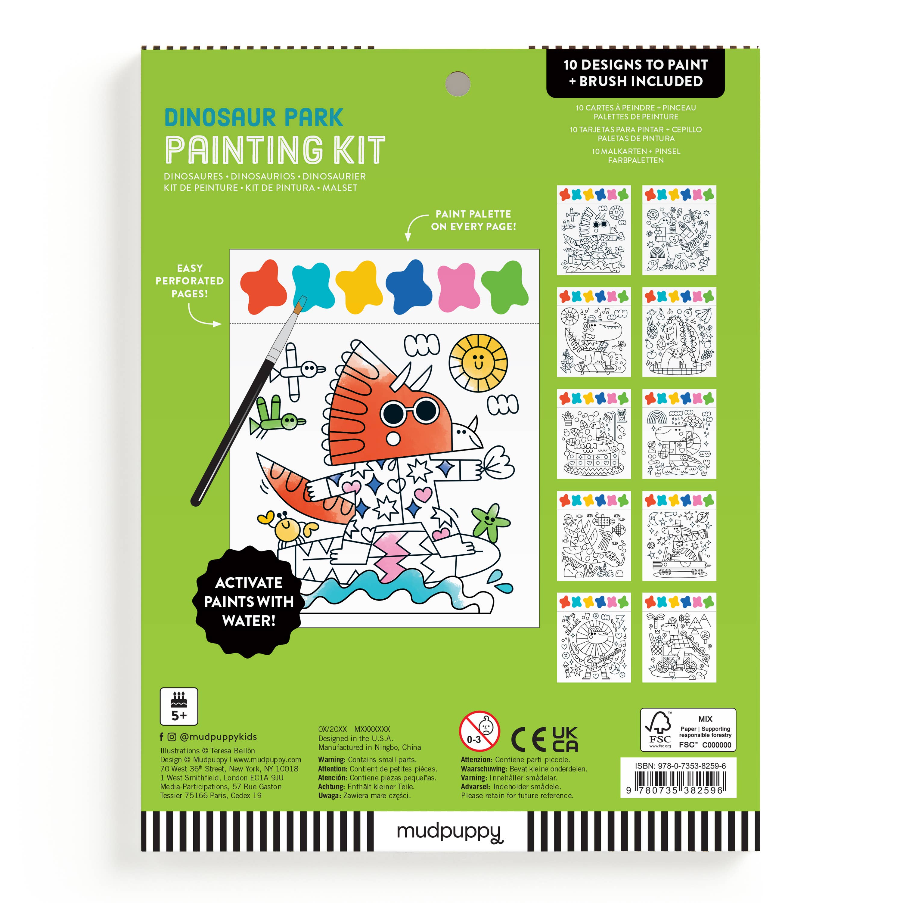 Dinosaur Park Painting Kit