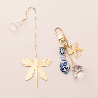Dragonfly Inspiration Bookmark & Keychain Set