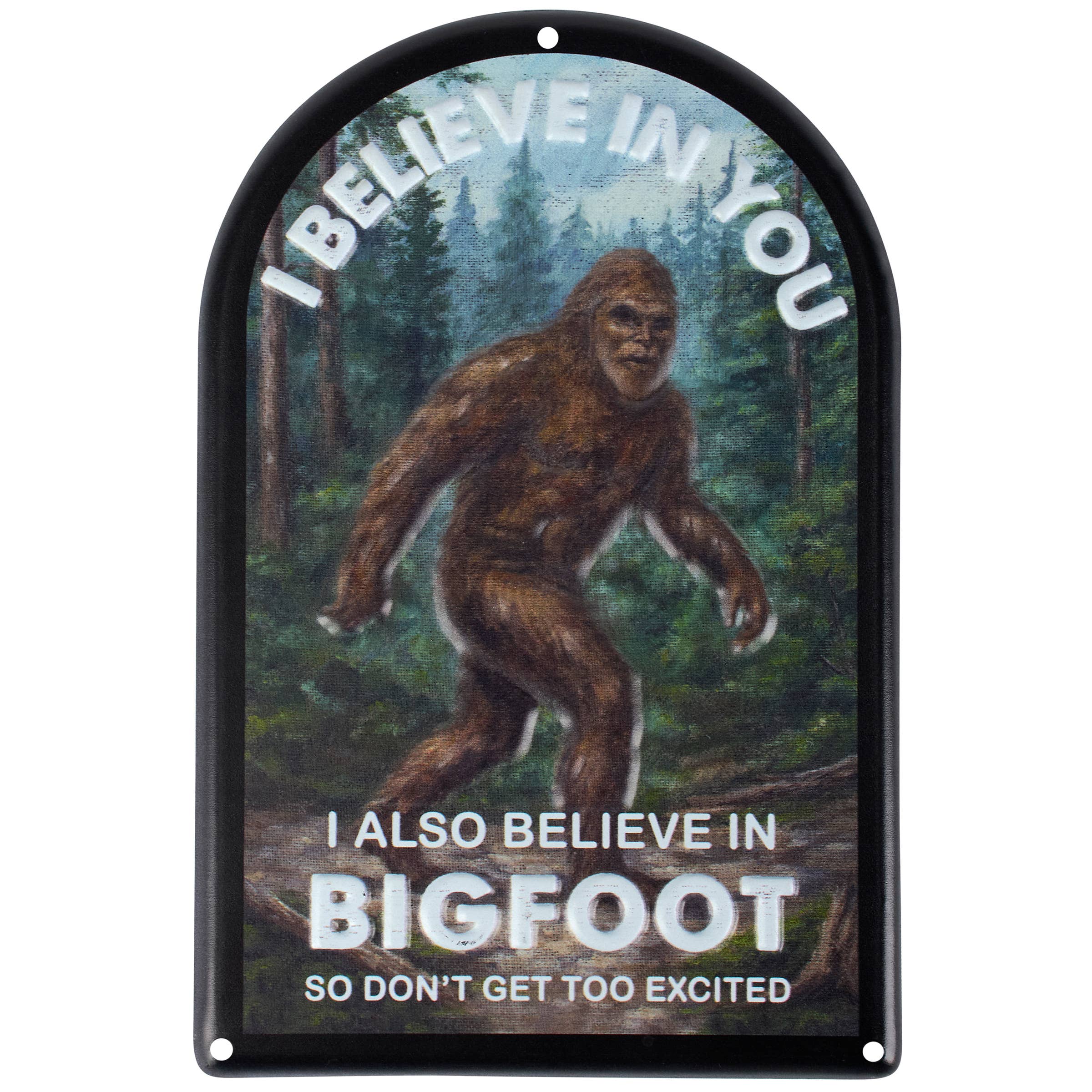 I Also Believe In Bigfoot Wall Decor