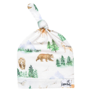 Grayson Woodland Top Knot Baby Hat