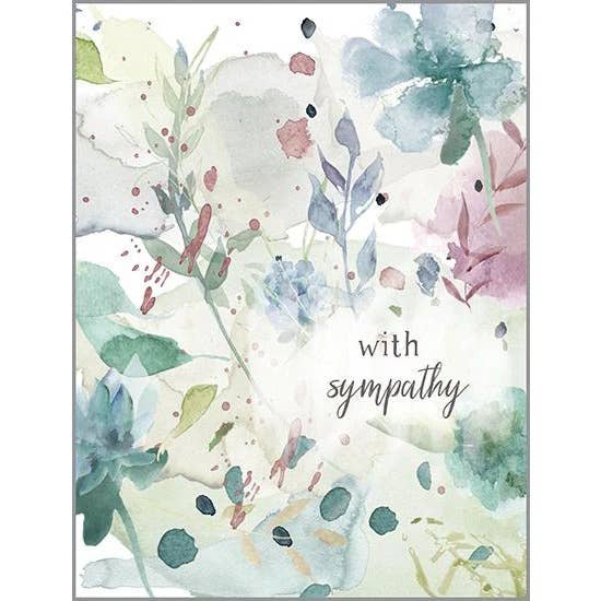 Sympathy Greeting Card - Watercolor Sympathy