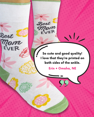 Best Mom Ever Socks |Funatic