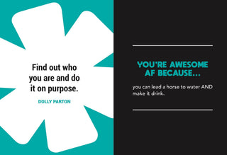 You're Awesome AF: Funny Compliment Gift Book