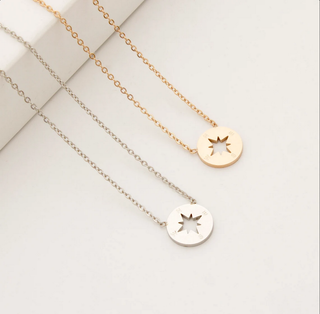 Mentor Compass Necklace Birthday Gift Inspiration Jewelry