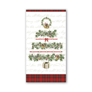 Holiday Garland Paper Hostess Napkins