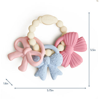 Itzy Trio™ Bow Teething Charms